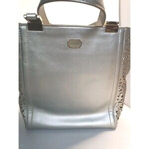 Kate Landry Metallic Cutout Tote